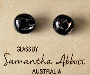Samantha Abbott Glass Stud Earrings