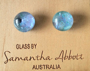 Samantha Abbott Glass Stud Earrings