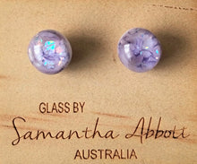 Load image into Gallery viewer, Samantha Abbott Glass Stud Earrings