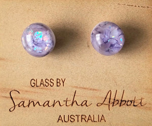 Samantha Abbott Glass Stud Earrings