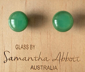 Samantha Abbott Glass Stud Earrings