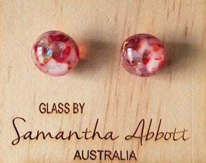 Samantha Abbott Glass Stud Earrings
