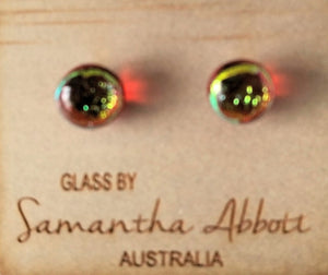 Samantha Abbott Glass Stud Earrings