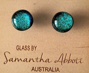 Samantha Abbott Glass Stud Earrings