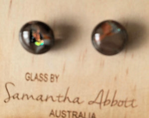 Samantha Abbott Glass Stud Earrings