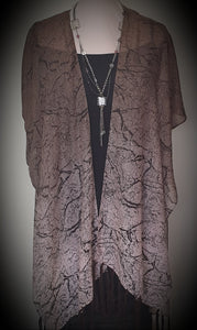 Throw Over Wrap With Fringe Detail Isabella The Label 