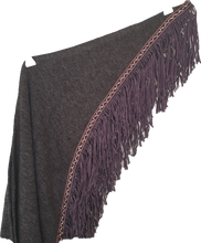 Load image into Gallery viewer, Triangle Shawl/Scarf With Fringe