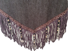 Load image into Gallery viewer, Triangle Shawl/Scarf With Fringe 