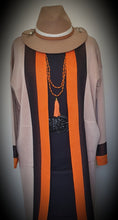 Load image into Gallery viewer, Kendall Tri Colour Knit Maxi Cardi Minimalist Collective 