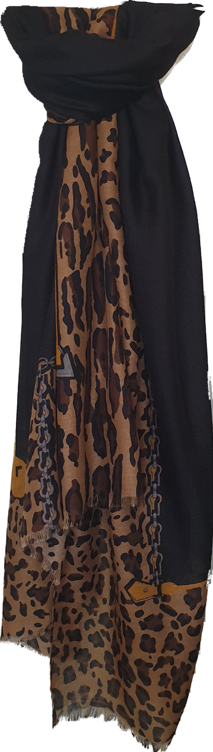 Animal Border Print Scarf Tripp Australia