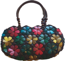 Load image into Gallery viewer, Patchwork Flower Design Bag