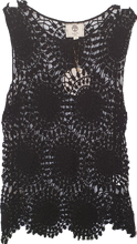 Load image into Gallery viewer, Crochet Design Lace Look Sleeveless Top Isabella Collection