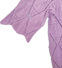 Load image into Gallery viewer, Lace Look Vneck Knit Top Isabella Boho 