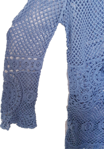 Lace Up Front Crochet Dress Isabella Boho