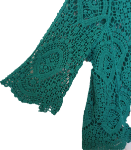 Front Tie Lace Look Bolero Shrug Isabella Boho 