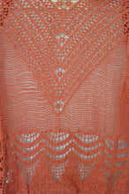Load image into Gallery viewer, Front Tie Lace Look Terracotta Bolero Shrug Isabella Boho 