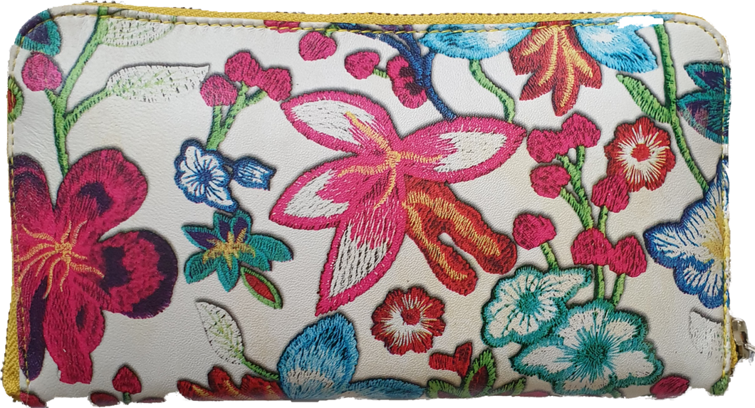 Cadelle Leather Bella Foral Print Wallet