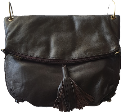 Foldover Leather Bag Munich The Design Edge 