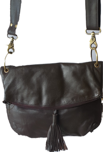Foldover Leather Bag Munich The Design Edge 
