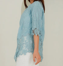 Load image into Gallery viewer, Cotton Top With Lace Detail Isabella The Label 