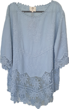 Load image into Gallery viewer, Cotton Top With Lace Detail Isabella The Label 