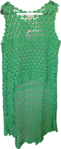 Retro Inspired Lace And Crochet Hi Low Hem Top Isabella The Label 