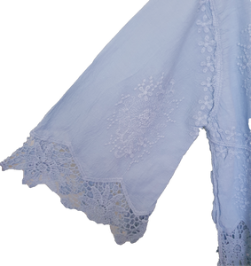 Cotton Top With Lace Detail Isabella The Label 