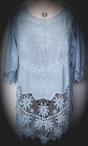 Cotton Top With Lace Detail Isabella The Label 