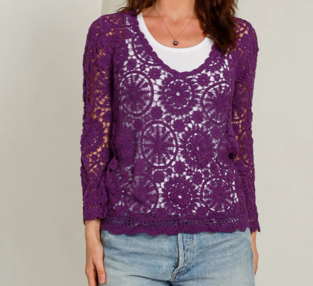 Crochet Look Top Isabella The Label 