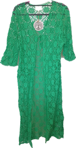 Crochet Open Front Vest With Seam Detail Isabella The Label 