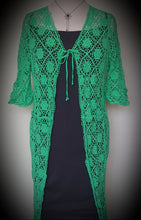 Load image into Gallery viewer, Crochet Open Front Vest With Seam Detail Isabella The Label 