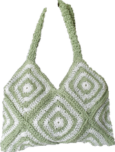Load image into Gallery viewer, Geometric Pattern Straw Bag Paisley The Label 
