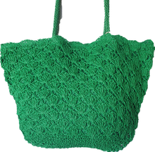 Load image into Gallery viewer, Boat Shape Straw Bag Paisley The Label 