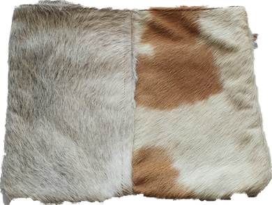 Everyday Cowhide Zip Clutch Bag