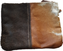 Load image into Gallery viewer, Everyday Cowhide Zip Clutch Bag 