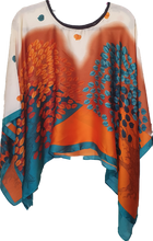 Load image into Gallery viewer, Poncho Style Silk Feel Top Inspire By Zizu