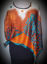 Load image into Gallery viewer, Poncho Style Silk Feel Top Inspire By Zizu