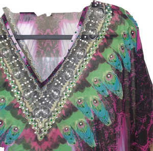 Stunning V-Neck Kaftan 