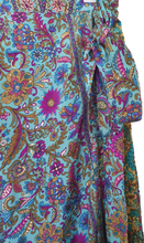 Load image into Gallery viewer, Aqua Purple Wrap Skirt Ombak Designs 