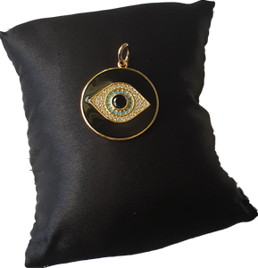 Mavi Enamel Eye Charm Love Lisa 