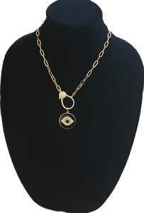 Mavi Enamel Eye Charm Love Lisa 