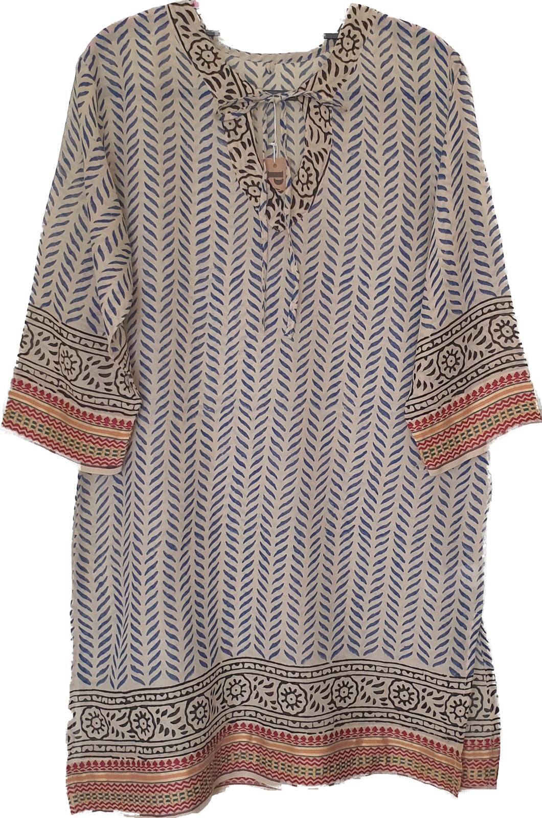 Palme Block Print Tunic Cinnamon Creations 