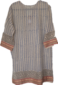 Palme Block Print Tunic Cinnamon Creations 