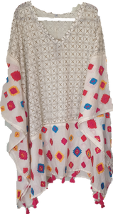 Palme Cotton Embroidered Kaftan Cinnamon Creations 