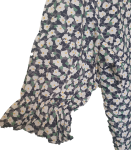 Mi Moso Alice Top Green Floral 