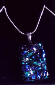 Ablaze Dichroic Glass Pendant Liquid Crystal Australia 