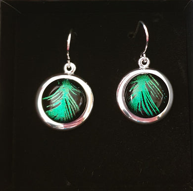 Affinity Earrings Dichroic Glass Liquid Crystal Australia 