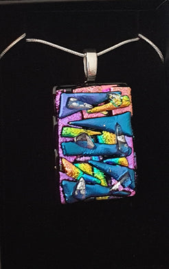 Ablaze Dichroic Glass Pendant Liquid Crystal Australia 