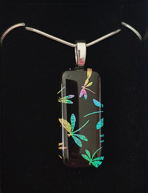 Dragonfly Dichroic Glass Pendant Liquid Crystal Australia 