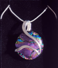 Load image into Gallery viewer, Aurora Dichroic Glass Pendant Liquid Crystal Australia 